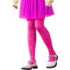 imageLOLANTA Girls Stockings 2 Pack Sparkle Tights Kids Stretchy Rhinestone Glitter Seethrough Pantyhose for 612YRose