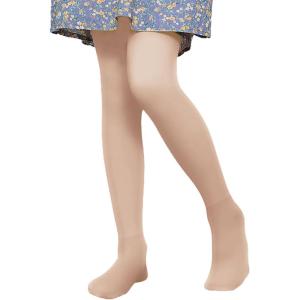 imageLOLANTA Winter Tights for Girls Stockings Warm Fleece Lined Footed Leggings High Waist PantyhoseApricot