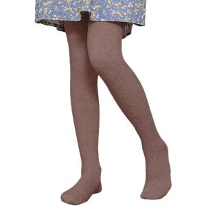 imageLOLANTA Winter Tights for Girls Stockings Warm Fleece Lined Footed Leggings High Waist PantyhoseBrown
