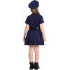 imageLOLANTA Kids Police Officer Costume Coslay Outfit Boys Girls Cop Uniform Career Dress Up ClothesNavy Dress