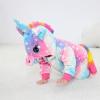 imageLOLANTA Toddler Girls Onepiece Jumpsuit Infant Fleece Hooded Rompers Unicorn Costume Halloween Christmas Birthday GiftsBlue Unicorn