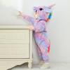 imageLOLANTA Toddler Girls Onepiece Jumpsuit Infant Fleece Hooded Rompers Unicorn Costume Halloween Christmas Birthday GiftsPurple Unicorn