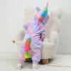 imageLOLANTA Toddler Girls Onepiece Jumpsuit Infant Fleece Hooded Rompers Unicorn Costume Halloween Christmas Birthday GiftsPurple Unicorn