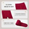 imageLOLANTA Winter Tights for Girls Stockings Warm Fleece Lined Footed Leggings High Waist PantyhoseWine