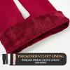 imageLOLANTA Winter Tights for Girls Stockings Warm Fleece Lined Footed Leggings High Waist PantyhoseWine