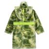 imageLOLANTA Boys Hooded Robes Fleece Dinosaur Bathrobe Kids Fuzzy Plush Pajamas Cartoon Nightgown Sleepwear 28YearsTiedye Green