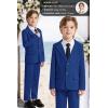 imageLOLANTA Boys Suit 2PCs Tuxedo Jacket Formal Wedding Ring Bearer Outfit Birthday Proms Dinner BlazersRoyalblue