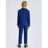 imageLOLANTA Boys Suit 2PCs Tuxedo Jacket Formal Wedding Ring Bearer Outfit Birthday Proms Dinner BlazersRoyalblue