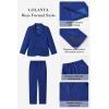 imageLOLANTA Boys Suit 2PCs Tuxedo Jacket Formal Wedding Ring Bearer Outfit Birthday Proms Dinner BlazersRoyalblue