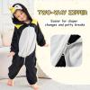 imageLOLANTA Unisex Baby Animal Costumes Toddler Boys Girls Hooded Jumpsuit Kid Halloween Christmas Birthday GiftsPenguin