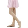 imageLOLANTA Girls Dance Tights Antislip Footed Super Soft Stockings for Kids Stretchy Ballet School Student PantyhoseNude