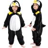 imageLOLANTA Unisex Baby Animal Costumes Toddler Boys Girls Hooded Jumpsuit Kid Halloween Christmas Birthday GiftsPenguin