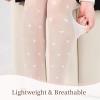 imageLOLANTA Girls Sheer Tights 2 Pack Heart Polka Dot Patterned Stockings Kids Soft Lightweight Stretchy Pantyhose 311YearsBlack Heart  White Heart