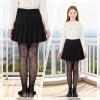 imageLOLANTA Girls Sheer Tights 2 Pack Heart Polka Dot Patterned Stockings Kids Soft Lightweight Stretchy Pantyhose 311YearsBlack Star  Black Bow
