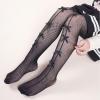 imageLOLANTA Girls Sparkle Tights 2 Pack Fishnet Rhinestone Stockings for Kids Glitter Shimmer Mesh PantyhoseBlackbow