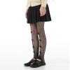 imageLOLANTA Girls Sparkle Tights 2 Pack Fishnet Rhinestone Stockings for Kids Glitter Shimmer Mesh PantyhoseBlackbow