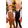 image:imageLOLANTA 4Pcs Boys Formal Suit Kids Tuxedo Vest for Wedding Birthday Party Dress Suits with Shirt and Tie for 313 YearsBlack