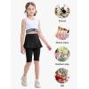 image:imageLOLANTA Girls Knee Length Leggings with Skirt Summer Shorts Capri Kids Casual Sports Skorts