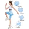 image:imageLOLANTA Girls Knee Length Leggings with Skirt Summer Shorts Capri Kids Casual Sports Skorts