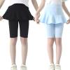 image:imageLOLANTA Girls Knee Length Leggings with Skirt Summer Shorts Capri Kids Casual Sports Skorts
