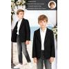 image:imageLOLANTA Boys Blazer Kids Suit Jacket Sport Coat Dress Outfits for Birthday Graduation Wedding PartyBlack