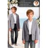 image:imageLOLANTA Boys Blazer Kids Suit Jacket Sport Coat Dress Outfits for Birthday Graduation Wedding PartyGrey