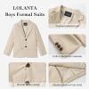 image:imageLOLANTA Boys Blazer Kids Suit Jacket Sport Coat Dress Outfits for Birthday Graduation Wedding PartyLightkhaki
