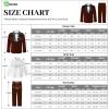 image:imageLOLANTA 4Pcs Boys Suits Shiny Performance Tuxedo Kids Glitter Blazer and Pants with Shirt for Christmas Wedding 512 YearsBurgundy