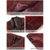 image:imageLOLANTA 4Pcs Boys Suits Shiny Performance Tuxedo Kids Glitter Blazer and Pants with Shirt for Christmas Wedding 512 YearsBurgundy