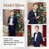 image:imageLOLANTA 4Pcs Boys Suits Shiny Performance Tuxedo Kids Glitter Blazer and Pants with Shirt for Christmas Wedding 512 YearsNavy