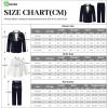 image:imageLOLANTA 4Pcs Boys Suits Shiny Performance Tuxedo Kids Glitter Blazer and Pants with Shirt for Christmas Wedding 512 YearsNavy