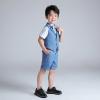 image:imageLOLANTA Boys 4PCs Summer Suits Short Suit Set for Wedding Ring Bearer Outfits Dress Clothes Vest Shirt Shorts Bow TieBlue Plaid