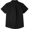 image:imageLOLANTA Boys Uniform Shirt Kids Short Sleeve Button Down Shirts Dress Outfits Summer Top for School WeddingBlack