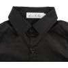 image:imageLOLANTA Boys Uniform Shirt Kids Short Sleeve Button Down Shirts Dress Outfits Summer Top for School WeddingBlack