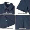 image:imageLOLANTA Boys Uniform Shirt Kids Short Sleeve Button Down Shirts Dress Outfits Summer Top for School WeddingNavy