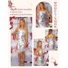 image:imageLOLANTA Girls Sequin Dress Kids Sparkly Gown for Wedding Birthday Party with Spaghetti Strap Detachable Feather HemSilver