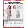 image:imageLOLANTA Girls Sequin Dress Kids Sparkly Gown for Wedding Birthday Party with Spaghetti Strap Detachable Feather HemSilver