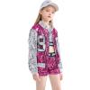 image:imageLOLANTA Girls Sequin Dance Costume Sparkle Hip Hop Jazz Dance Dresses Modern Dancing Outfits 416Rosered