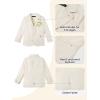 image:imageLOLANTA Boys Linen Suit Slim Fit Kids Lightweight Suit Jacket Pant Set for Family Gatherings Holiday Celebrations SchoolBeige