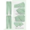 image:imageLOLANTA Boys Linen Suit Slim Fit Kids Lightweight Suit Jacket Pant Set for Family Gatherings Holiday Celebrations SchoolDill Green
