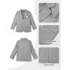 image:imageLOLANTA Boys Linen Suit Slim Fit Kids Lightweight Suit Jacket Pant Set for Family Gatherings Holiday Celebrations SchoolGrey