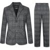 image:imageLOLANTA Boys Casual Suits Wedding Outfits Kids 2 Piece Gentleman Blazer and Pants Set DresswearGrey