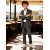 image:imageLOLANTA Boys Casual Suits Wedding Outfits Kids 2 Piece Gentleman Blazer and Pants Set DresswearGrey