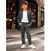 image:imageLOLANTA Boys Casual Suits Wedding Outfits Kids 2 Piece Gentleman Blazer and Pants Set DresswearGrey