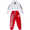 image:imageLOLANTA Kids Girls Dance Outfit Hip Hop Clothes Long Sleeve Pullover Tops Sweatpants Clothing Set