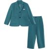 image:imageBoys Blazer Pants Set Kids Suit 2 Piece Sports Coat Outfit Fashion Dress ClothesBlue56