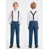 image:imageLOLANTA Boys Formal Suit 7 Piece Ring Bearer Outfit Kids Tuxedo No Tail Gentlman Slim Fit Dress ClothesBlue
