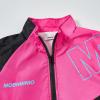 image:imageLOLANTA Boys Girls Color Block Jacket Track Pants Sets Hip Hop Dance Patchwork Clothes Unisex StreetwearPink