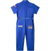 image:imageLOLANTA Boys Girls Jumpsuit Short Sleeve ZipFront Coveralls Kpop Streetwear Hip Hop Dance CostumesDark Blue