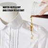 image:imageLOLANTA Girls Long Sleeve Uniform Shirt Kids Stretch Button Down Dress Shirts Stain Resistant Blouse with Peter Pan CollarWhitePeter Pan Collar